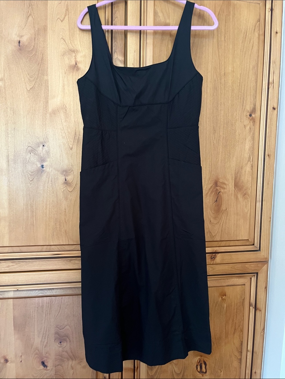 Banana Republic Black Midi Tank Dress